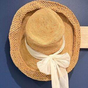 Tommy Bahama Woven Hat with Tropical Print